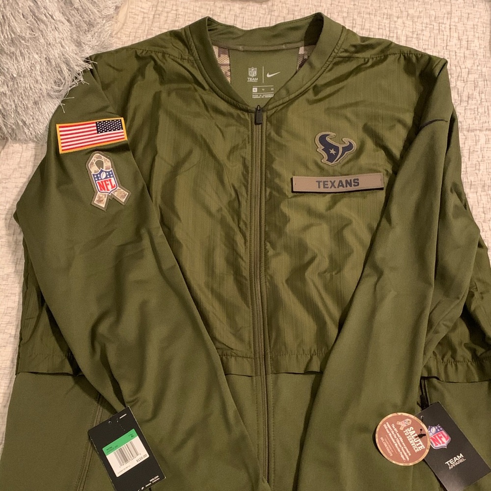 HOUSTON TEXANS SALUTE TO SERVICE XL JACKET